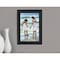 Homeroots Two Girls at the Beach 3 Black Framed Print Wall Art 406496 - alternate 2