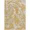 Homeroots 5' X 8' Gold Gray And Ivory Abstract Washable Indoor Outdoor Area Rug 600085 - alternate 2