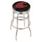Holland Bar Stool Co 30" Chrome 2-Ring Washington State Swivel Bar Stool, Accent Ring L7C3C30WashSt - alternate 1
