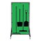 5S Supplies Housekeeping Shadow Board Broom Station V10, Green, Broom, No Text HSB-V10-GREEN-BO- NO TEXT - alternate 1
