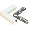 Legrand 90 Deg Flat Elbow Raceway, 500 Series, 1 Channel, 3/4 in W, 0.53 in H, 2-3/4 in L, Ivory V511 - alternate 1