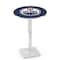 Holland Bar Stool Co 36" Chrome Edmonton Oilers Pub Table, 36" dia. Top L217C3636EdmOil - alternate 1
