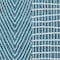 Homeroots 8' X 10' Teal Blue And Ivory Geometric Washable Indoor Outdoor Area Rug 596977 - alternate 2