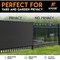 Xpose Safety Privacy Fence Screen 6ft x 50ft, Black, 24PK PS-650BK-24-X - alternate 2