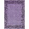 Homeroots 10' X 14' Purple Animal Print Washable Indoor Outdoor Area Rug 607667 - alternate 2