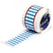 Brady PermaSleeve HX Heat Shrink Double Sided Wire Marking Sleeves, Blue, 0.187 in. Dia x 2 in. W 2HX-187-2-BL - alternate 1