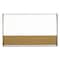 Quartet Magnetic Dry-Erase/Cork Board, 18x30, Cork, Aluminum Frame, Natural; White ARCCB3018 - alternate 1