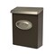 Architectural Mailboxes Designer Locking Wall-Mount, Venetian Bronze w/Satin Nickel DVKPBZ0AM - alternate 1