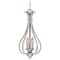Vaxcel Monrovia 3 Light Brushed Nickel Teardrop Candle Pendant PD35459BN - alternate 1