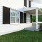 Ekena Millwork Rustic Four Board Joined Board-n-Batten Riverwood Faux Wood Shutters w/End Batten, 22W x 32H, PR SHUBJE22X32RWPR - alternate 2