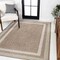 Jonathan Y Dover Classic 3-Stripe Border Beige/Cream 5 ft. x 8 ft. Indoor/Outdoor Area Rug TSN209A-5 - alternate 2