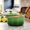 Crock-Pot Artisan 2 Piece 5 Quarts Enameled Cast Iron Dutch Oven in Pistachio Green 127802.02R - alternate 2