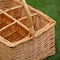 Wickerwise Wickewise Indoor and Outdoor 6 Bottle Wine and Beverage Wicker Tote Basket - Perfect for Beer,  QI004719 - alternate 2