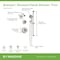 Symmons Braston HydroMersion Double Handle Shower Trim Kit with Hand Spray 5895STN15TRM - alternate 2