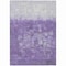 Homeroots 10' X 14' Purple And Silver Abstract Washable Indoor Outdoor Area Rug 632094 - alternate 2