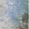 Homeroots 5' X 8' Denim Blue Taupe And Ivory Abstract Washable Indoor Outdoor Area Rug 617348 - alternate 2