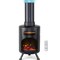 Dr Infrared Heater DR.INFRARED HEATER Portable Electric Fireplace Space Heater with Humidifier and Remote, 1500W, Black DR-991 - alternate 1