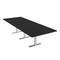 Skutchi Designs 10ft Rectangular Conference Table With Power | Harmony Series | 10 Person Meeting Room Table HAR-REC-48x120-T-U999ST19-NA - alternate 1