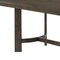Homeroots 70" Espresso Wood Trestle Base Dining Table 631277 - alternate 2