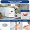 Simple Deluxe YSSOA Mini Fridge, Portable 9 Can Small Skincare, Drinks, Food with Observation, Freon-Free Cooler HKFRIGMINI5OBWWHT - alternate 2