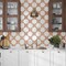 Apollo Tile Terralis 7 x 7 in. Matte Terracotta Porcelain Cross Wall and Floor Tile 5.6 sq ft/case, 16PK UMB88COTCRSA - alternate 2
