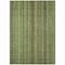 Homeroots 3' X 5' Green Gold And Gray Striped Washable Indoor Outdoor Area Rug 616370 - alternate 2
