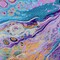 Homeroots 3' X 5' Periwinkle Purple And Ivory Abstract Washable Indoor Outdoor Area Rug 643553 - alternate 3