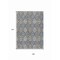 Homeroots 9' X 12' Gray Ivory And Navy Blue Floral Medallion Washable Indoor Outdoor Area Rug 614591 - alternate 3