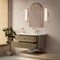 James Martin Vanities Allamari 36" Single Vanity, Dune Mist w/ Single Hole 3 CM White Zeus Silestone Top D640-V36-DMS-3WZ - alternate 2