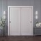 Sartodoors Sliding Closet Bypass Doors 72x84 inches White Solid Core Modern Interior ROYAL9888DBD-EMAL-7284 - alternate 2