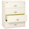 Fireking 4 Drawer, 1 Hr Fire & Impact Rated, 44" Wide Lateral Ivory White 4-4422-CIW - alternate 2