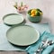 Gibson Home Stone Lava 12 Piece Dinnerware Set in Matte Mint, Service for 4 120945.12 - alternate 2