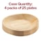 Smarty Had A Party 7" Round Palm Leaf Eco Friendly Disposable Salad Plates (100 Plates), 100PK 46775R-CASE - alternate 3