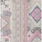 Homeroots 5' X 8' Pink Gray And Ivory Aztec Washable Indoor Outdoor Area Rug 598491 - alternate 2