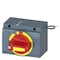 Siemens front mounted rotary operator EMERGENCY OFF IEC IP30/40 24 V DC lighting 3VA9267-0EK17 - alternate 1