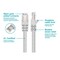 Monoprice Cat6A Ethernet Patch Cable - Snagless RJ45_ 550Mhz_ STP_ Pure Bare Cop 24345 - alternate 2