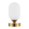 Jonathan Y Eli 8" Modern Minimalist Iron Rechargeable Integrated Portable LED Table Lamp, Brass Gold/White JYL7111C - alternate 2
