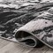 Jonathan Y Swirl Marbled Abstract Black/Ivory 2 ft. x 8 ft. Runner Rug SOR203E-28 - alternate 2