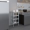 Amgood 18in D x 18in L Stainless Steel Table, Three Undershelves AMG WT-1818-3SH-Z - alternate 2