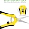 Ipower 6.5 Inch Gardening Hand Pruner Pruning Shears Trimming Scissors, Yellow, 3PK GLPRNR6X3 - alternate 2