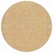 Homeroots 8' Wheat And Gold Round Medallion Washable Indoor Outdoor Area Rug 616300 - alternate 2