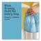 Glad OdorShield Small Drawstring Trash Bags, 4 gal, Beachside Breeze Scent, 0.5 mil, 18 x 17, Blue, 80PK 79155 - alternate 3