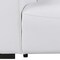 Homeroots 136" White Top Grain Leather Reclining USB Sofa And Storage 720316 - alternate 2
