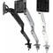 Atdec heavy duty display desk mount, supports monitors curved or flat to 35 and 17.6lbs,  AW-ORA-F-B - alternate 1