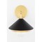 Mitzi Marnie 1 Light Wall Sconce 8.5 In. Aged Brass/Black H139101-AGB/BK - alternate 2