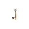 Gerber Plumbing Classics Trip Lever 1-1/2 in. 20-Gauge Brass Pipe Bathr Waste and Overflow Drain in Chrome 41-818-76 - alternate 1