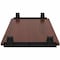 Lorell Lorell Mahogany Laminate Keyboard Tray LLR87523 - alternate 2