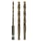 Drill America 3 Piece Cobalt Quick Change Hex Shank Drill Bit Set (1/8" - 1/4") POUCOHEX3 - alternate 1