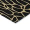 Homeroots 9' X 12' Black And Gold Geometric Washable Indoor Outdoor Area Rug 599182 - alternate 2