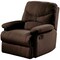 Homeroots 35" Chocolate Microfiber Recliner 320535 - alternate 2